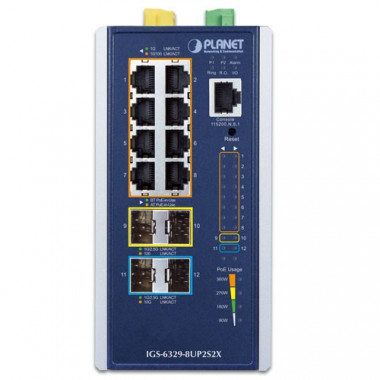 Switch Industrial 4-puertos PoE AW-IHT-0501