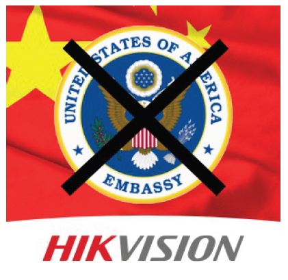 Eliminado Hikvision de embajade de EEUU